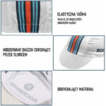 Czapka kolarska z daszkiem MZ10016