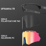 Okulary rowerowe z wymiennymi szkłami RB6004