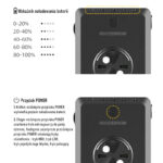 Lampka rowerowa przednia pod licznik JP008