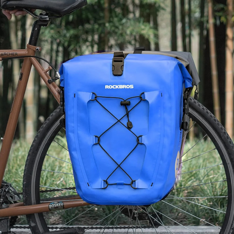 Sakwa rowerowa na bagażnik AS-002-2BL