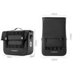 Sakwa rowerowa boczna na bagażnik AS-127GN