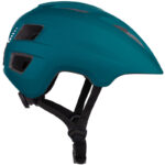 Kask rowerowy dziecięcy z lampką ZEBU TURKUSOWY