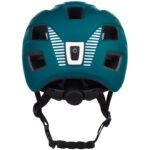 Kask rowerowy dziecięcy z lampką ZEBU TURKUSOWY