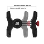 Uchwyt rowerowy aluminiowy do mostka RB0392