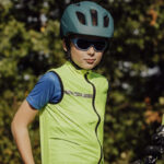 Kask rowerowy dziecięcy z lampką ZEBU TURKUSOWY