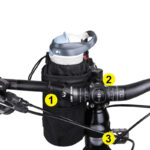 Torba rowerowa na kierownicę RK9100BK