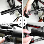 Chwyty kierownicy ergonomiczne z rogami RHINOWALK