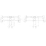 Sakwa rowerowa na kierownicę BHD0011WH