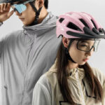 Kask rowerowy z okularami i lampką LED RB1011PK