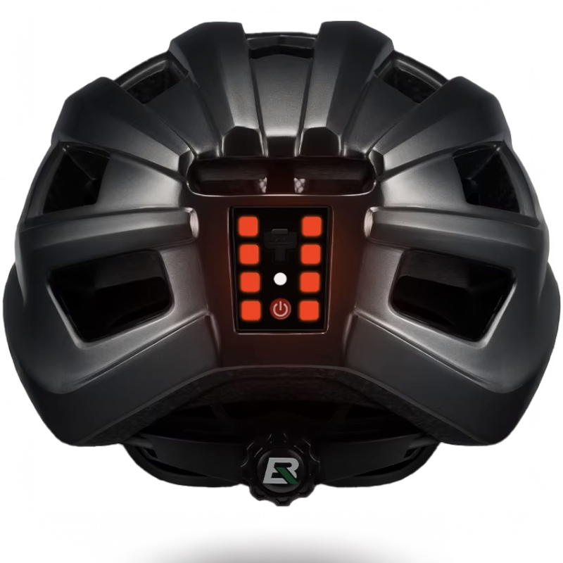 Kask rowerowy z okularami i lampką LED RB1011