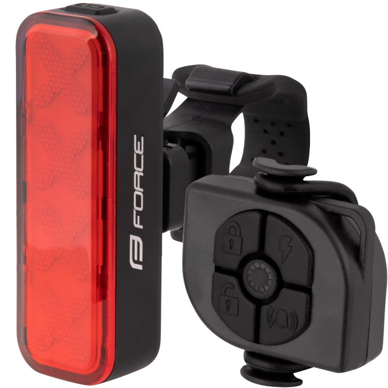 Lampka rowerowa tylna ALARM 300LM