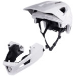 Kask rowerowy Full Face VENOM SZARY MAT