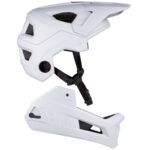 Kask rowerowy Full Face VENOM SZARY MAT