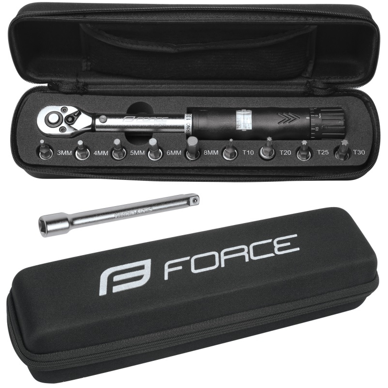 Klucz rowerowy dynamometryczny 1/4‘‘ 2-14 Nm FORCE