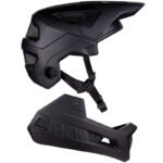 KASK ROWEROWY FULL FACE FORCE VENOM CZARNY MAT L/XL