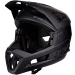 KASK ROWEROWY FULL FACE FORCE VENOM CZARNY MAT L/XL