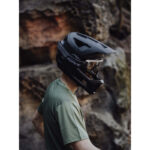 KASK ROWEROWY FULL FACE FORCE VENOM CZARNY MAT L/XL
