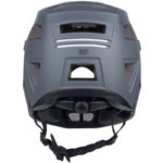 Kask rowerowy dziecięcy Full Face DROP SZARO-CZARNY