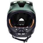 Kask rowerowy dziecięcy Full Face DROP ZIELONO-CZARNY