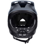 Kask rowerowy dziecięcy Full Face DROP SZARO-CZARNY