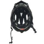 Kask rowerowy STRAIGHT SHINY CZARNO-SZARY