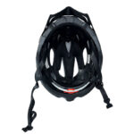Kask rowerowy STRAIGHT SHINY CZARNO-CZERWONY