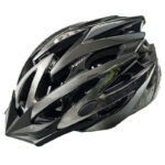 Kask rowerowy STRAIGHT SHINY CZARNO-SZARY