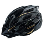 Kask rowerowy STRAIGHT SHINY CZARNO-PLATYNOWY 2