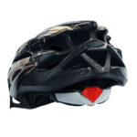 Kask rowerowy STRAIGHT SHINY CZARNO-PLATYNOWY