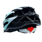 Kask rowerowy STRAIGHT SHINY TURKUSOWO-BIAŁY