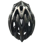 Kask rowerowy STRAIGHT SHINY CZARNO-SZARY