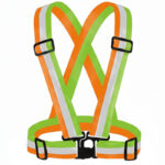 Kamizelka rowerowa odblaskowa AURORA NEON YELLOW/ORANGE