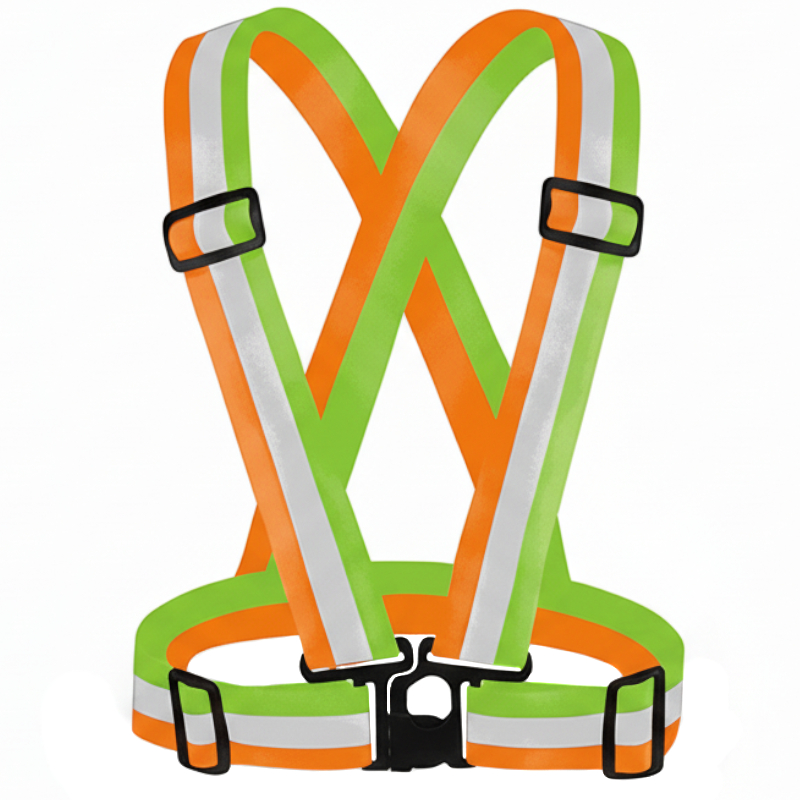 Kamizelka rowerowa odblaskowa AURORA NEON YELLOW/ORANGE