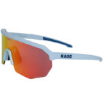 Okulary rowerowe przeciwsłoneczne HELBO SKYBLUE MATT / BLACK RED