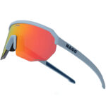 Okulary rowerowe przeciwsłoneczne HELBO SKYBLUE MATT / BLACK RED