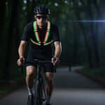 Kamizelka rowerowa odblaskowa AURORA NEON YELLOW/ORANGE