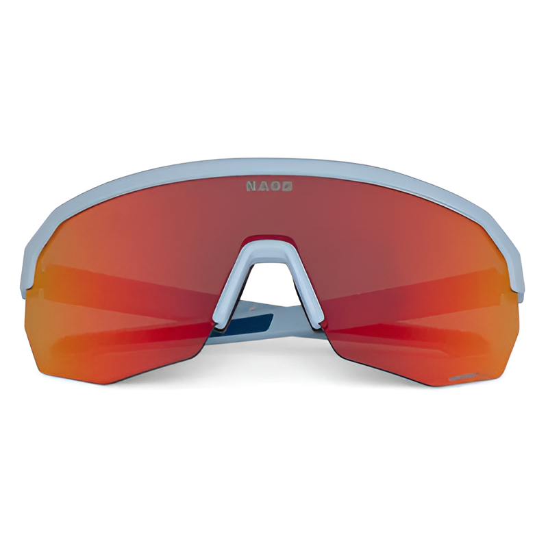 Okulary rowerowe przeciwsłoneczne HELBO SKYBLUE MATT / BLACK RED