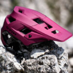 Kask rowerowy TROPS BURGUNDOWY MAT