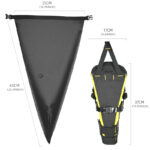 Sakwa rowerowa pod siodełko z zaworem BHD0020BK