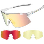 Okulary rowerowe z wymiennymi szkłami ROAD TO SKY RB1003