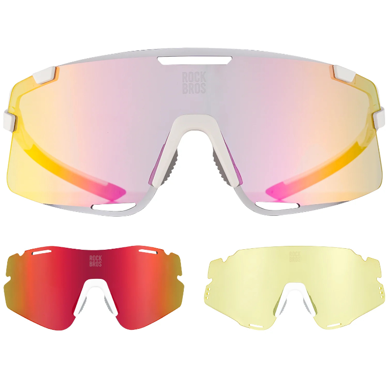 Okulary rowerowe z wymiennymi szkłami ROAD TO SKY RB1003