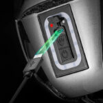 Kask rowerowy z oświetleniem LED ZK-077