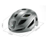Kask rowerowy z oświetleniem LED ZK-077