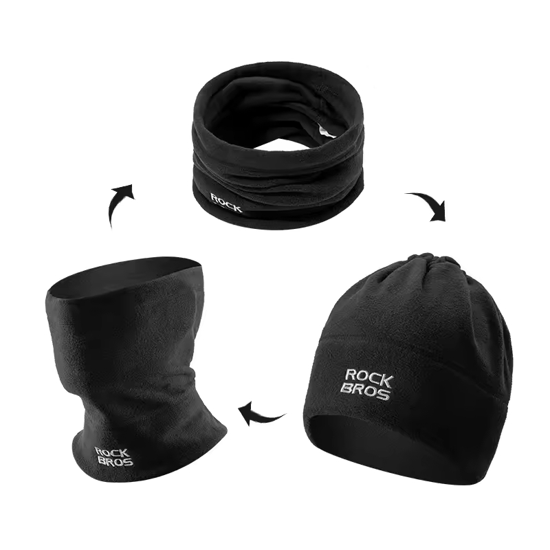 Komin maska polarowa 3W1 M012BK