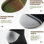 Skarpety sportowe wodoodporne QN920BK