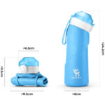 Bidon sportowy zwijany QN800BL