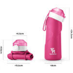 Bidon sportowy zwijany QN800PK