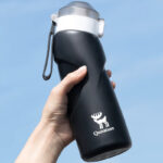 Bidon sportowy zwijany QN800BK