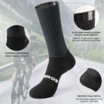 Skarpetki rowerowe kompresyjne RB9006 BKSL