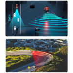 Lampka rowerowa tylna z radarem SR MINI